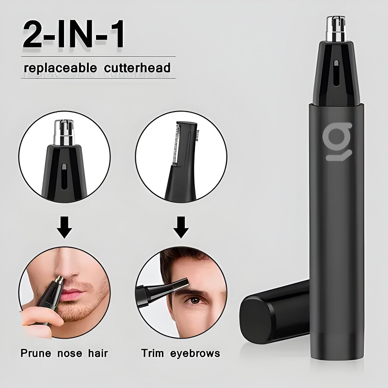 
                  
                    Sleek And Professional 2 in 1 Waterproof Nose, Ear And Eyebrow Trimmer
                  
                