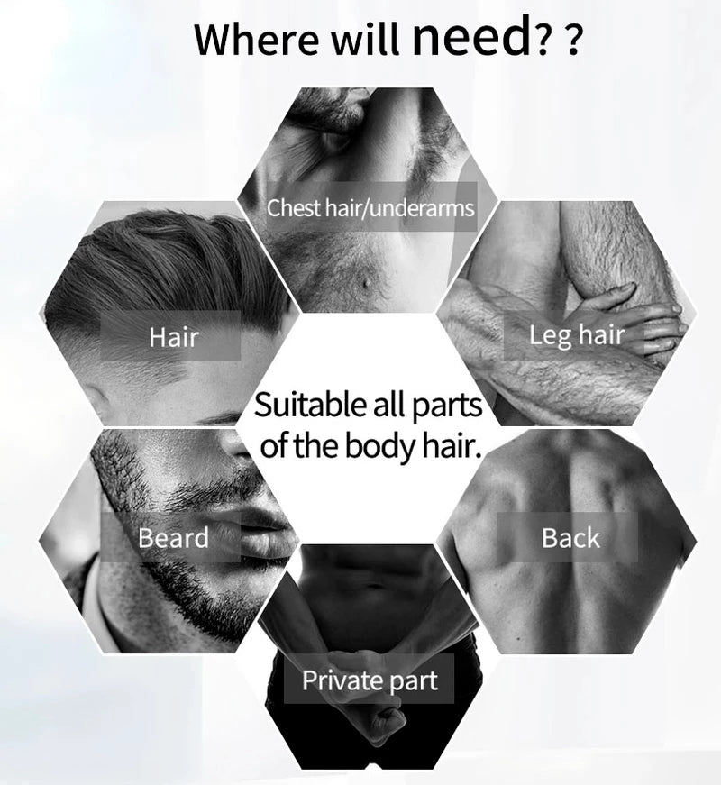 
                  
                    Waterproof Body Hair Grooming Kit with Charging Stand
                  
                