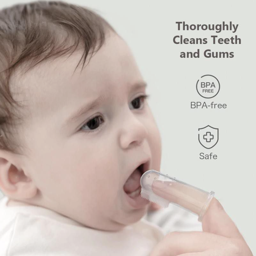 
                  
                    Baby Silicone Finger Toothbrush - 3 Pack - Pink
                  
                