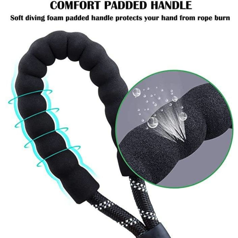 
                  
                    1.5 Meter Reflective Pet Rope Lead / Leash With Metal Clip Hook - Black
                  
                