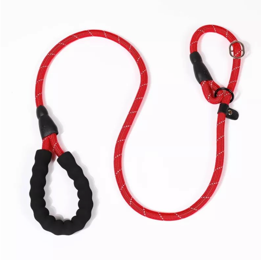 1.7 Meter Reflective Pet Rope Slip Lead / Leash - Red