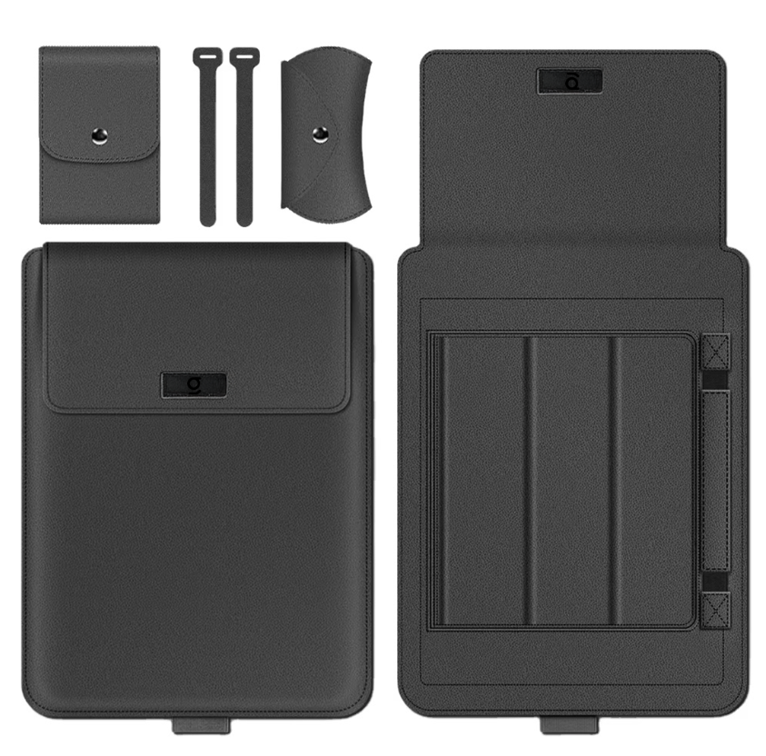 2-in-1 Laptop Case and Mouse Pad Compatible with 16 - 17 Inch Laptop - Grey