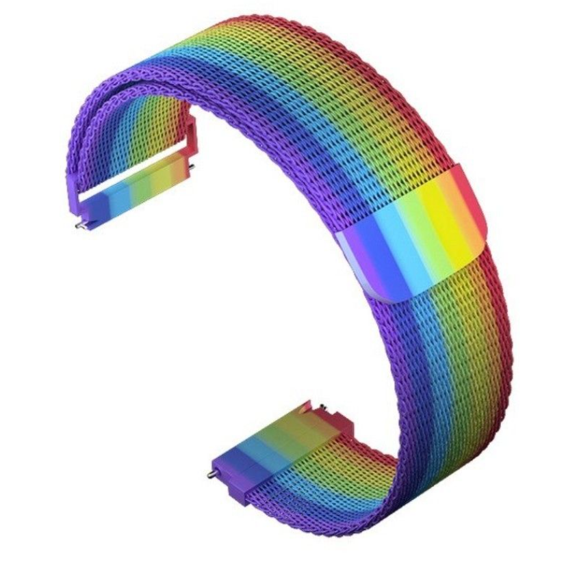 20mm Mesh / Milanese Band for Samsung Galaxy Watch - Rainbow