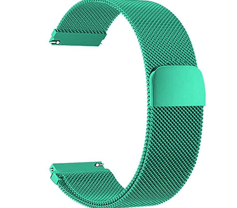 22mm Mesh / Milanese Band for Samsung Galaxy Watch - Cyan