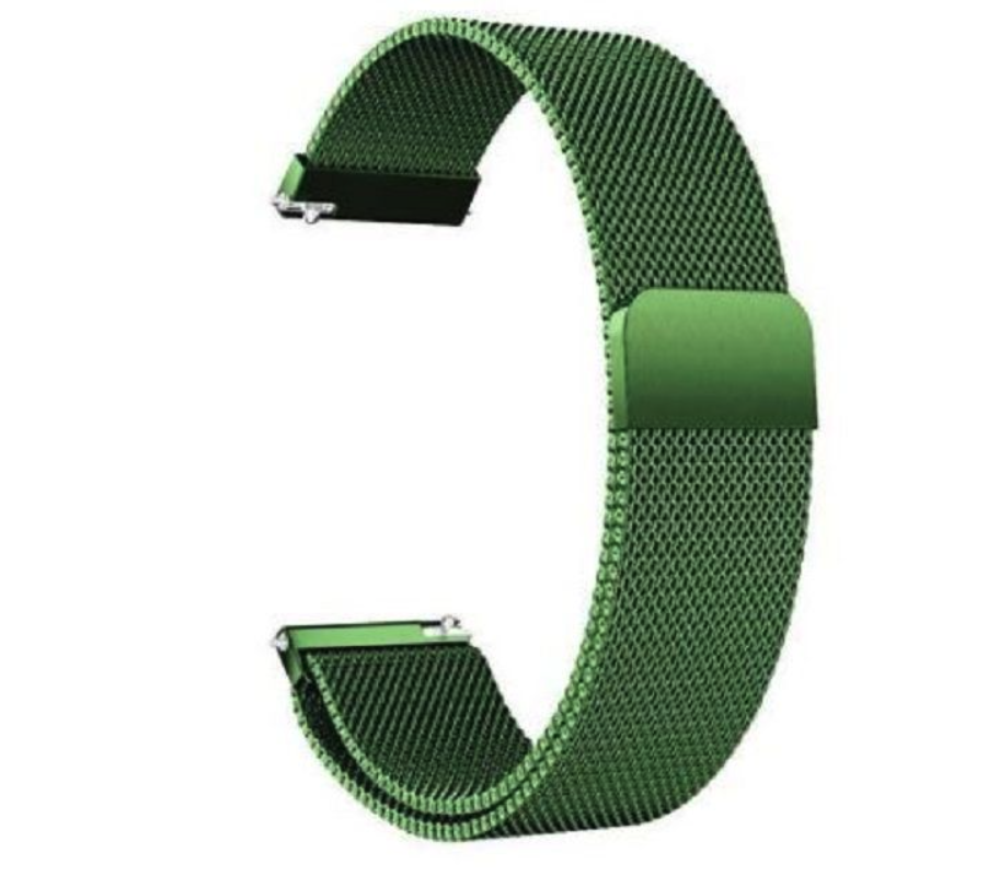 22mm Mesh / Milanese Band for Samsung Galaxy Watch - Green