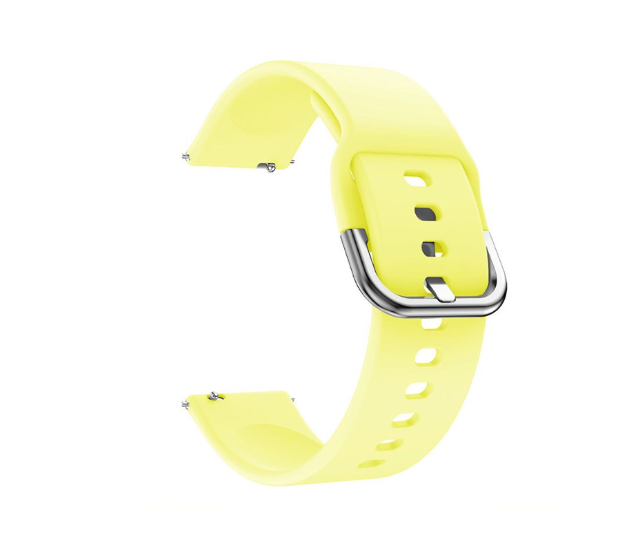 22mm Silicone Band for Samsung Galaxy Watch - Yellow