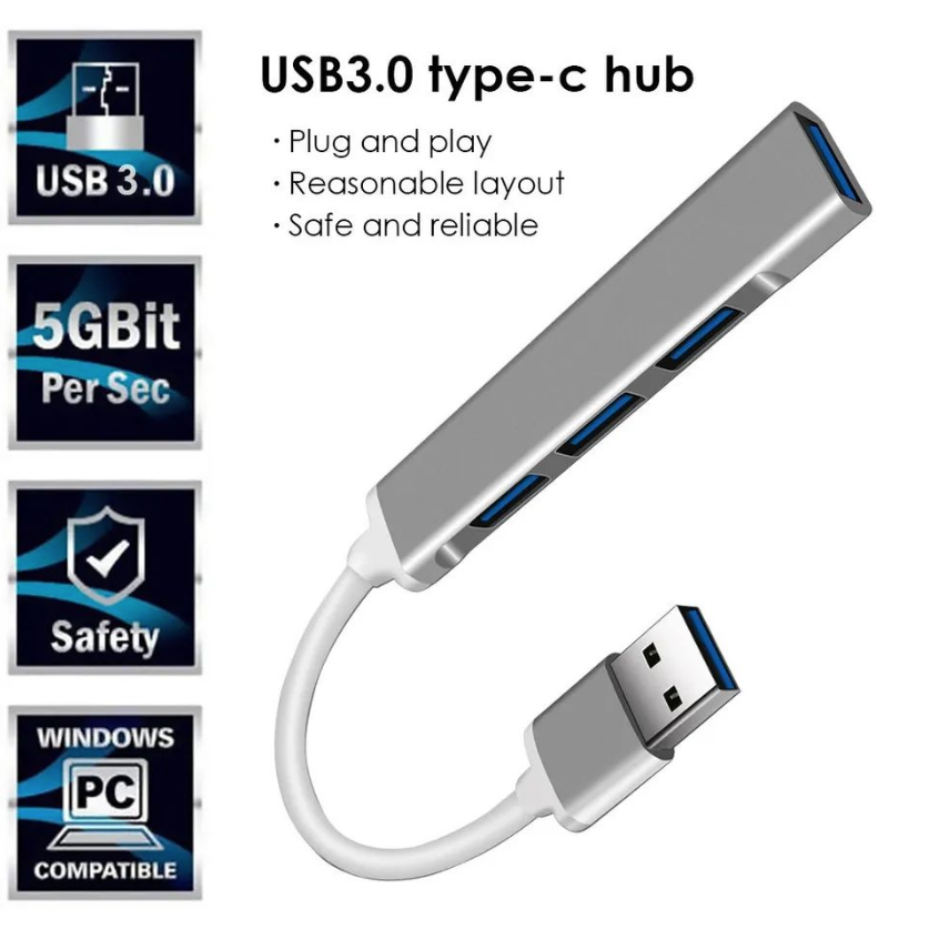 
                  
                    4-in-1 USB-A to USB-A Hub Extender
                  
                
