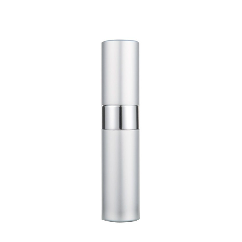 8ml Twist & Spray Refillable Mini Perfume Bottle - Silver