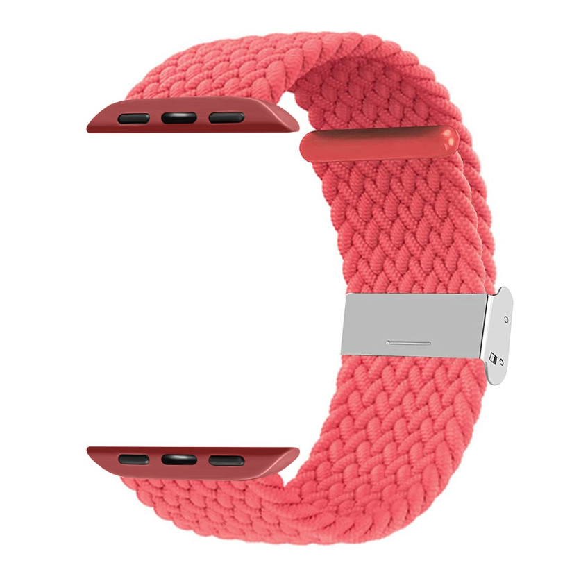 Adjustable Fabric Braided Watch Strap/Band For Apple Watch - 38/40/41mm - Pink