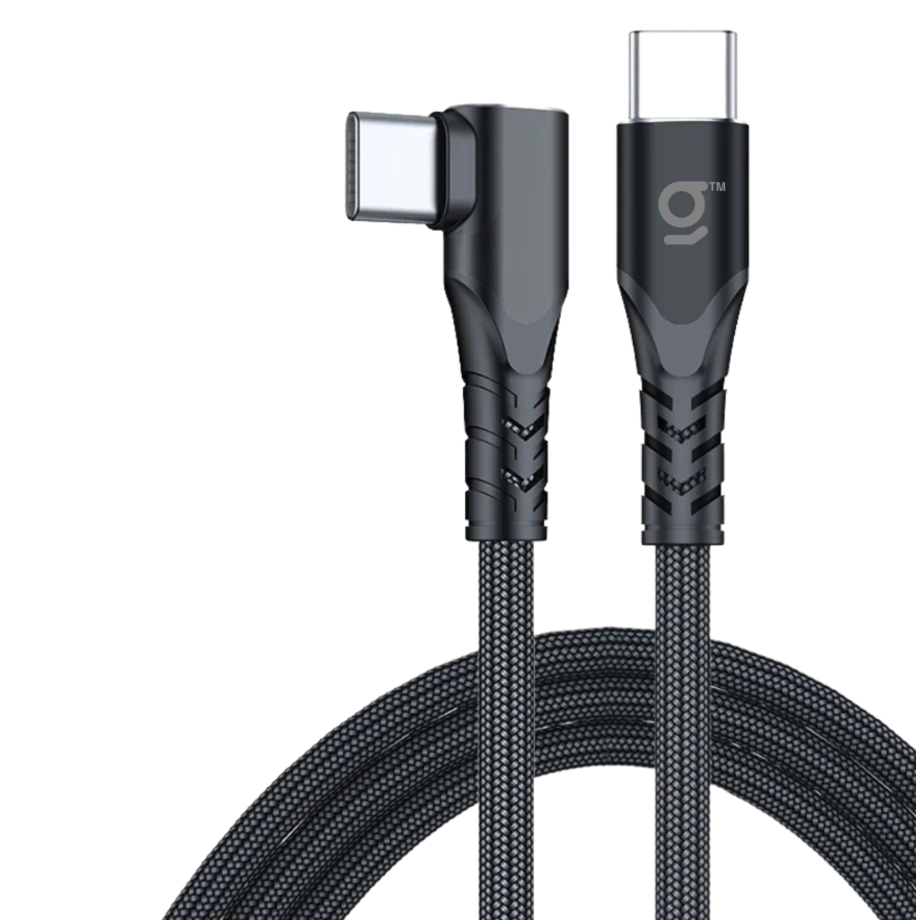 Braided 100W Fast Charge Compatible Cable - Type C to C - 1 m