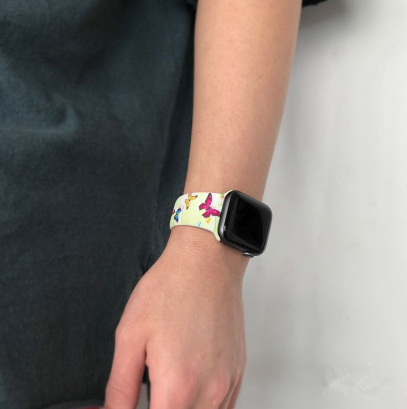 
                  
                    Butterfly Design Watch Strap / Band Compatible with Apple Watch - 42/44/45 mm - Butterfly Design 1
                  
                