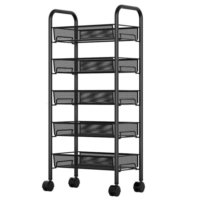 Carbon Multiple Storage Rack and Holder - Black