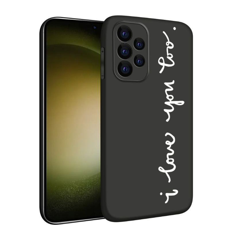 Cartoon Design Phone Cover for Samsung A73 - I love you too