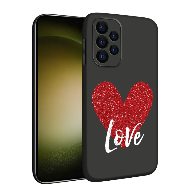 Cartoon Design Phone Cover for Samsung A73 - Love