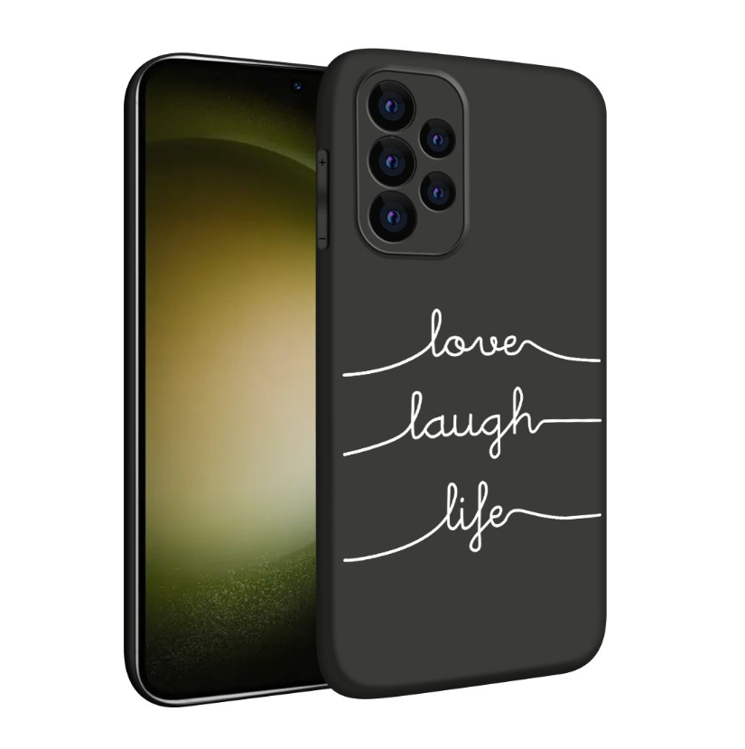 Cartoon Design Phone Cover for Samsung A73 - Love Laugh Life