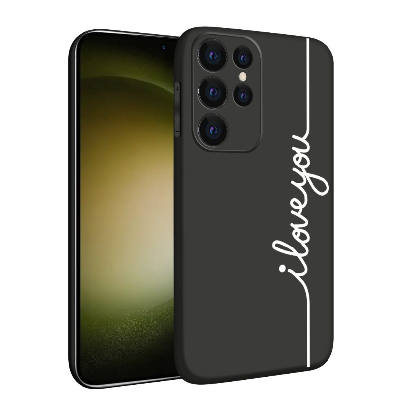 Cartoon Design Phone Cover for Samsung S22 Ultra - I love you