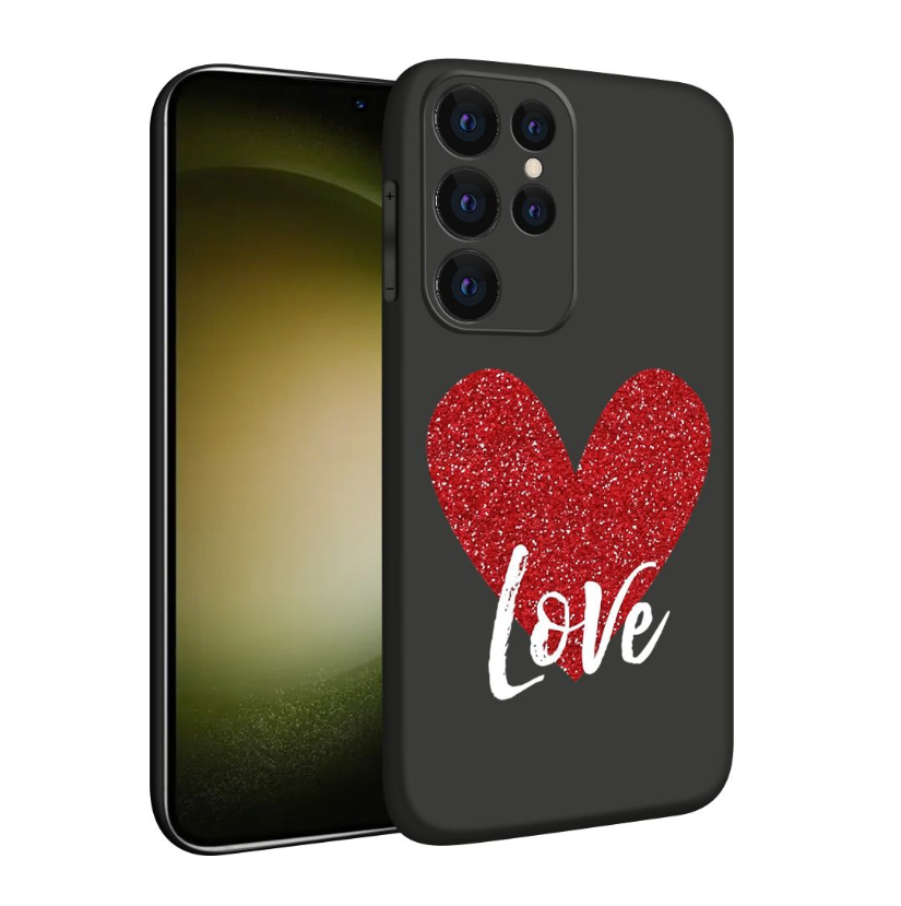 Cartoon Design Phone Cover for Samsung S22 Ultra - Love