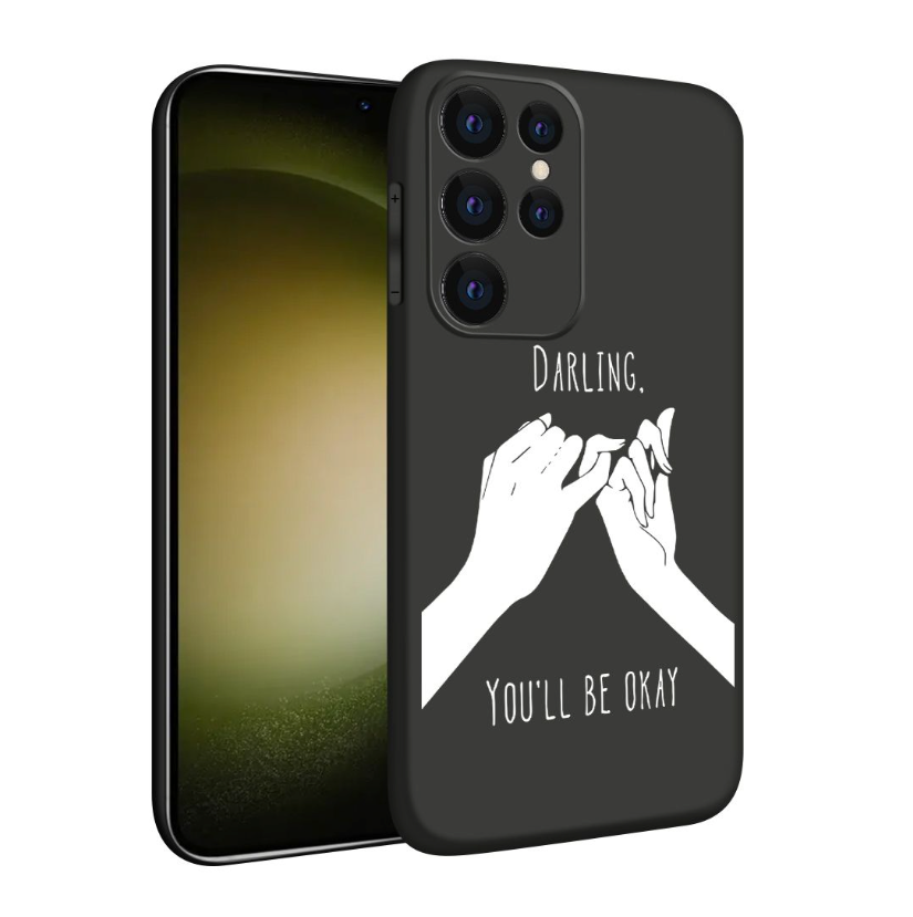 Cartoon Design Phone Cover for Samsung S22 Ultra - You'll be okay