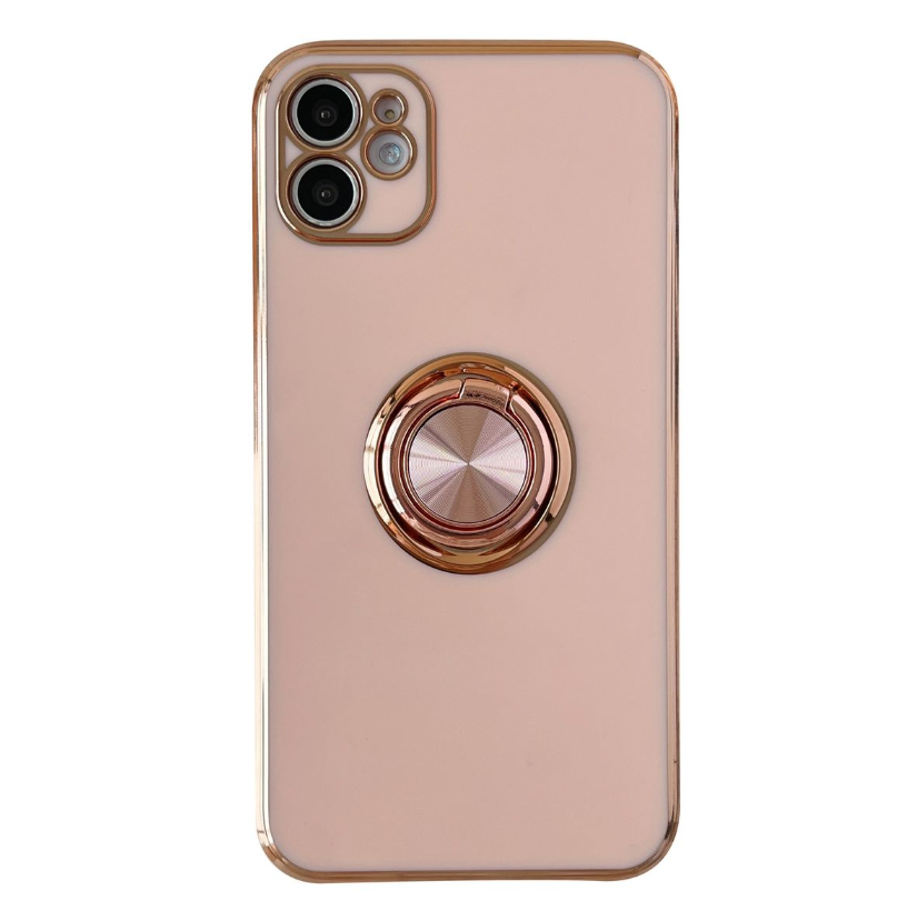 Classic Electroplated Design Phone Cover For iPhone 11 - Pink