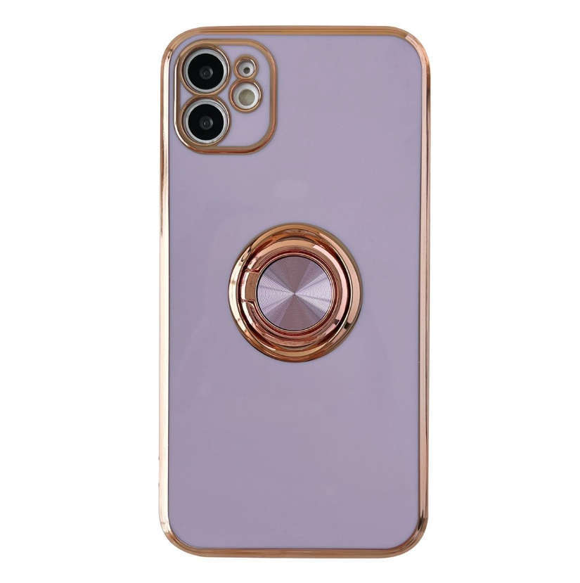 Classic Electroplated Design Phone Cover For iPhone 11 - Purple
