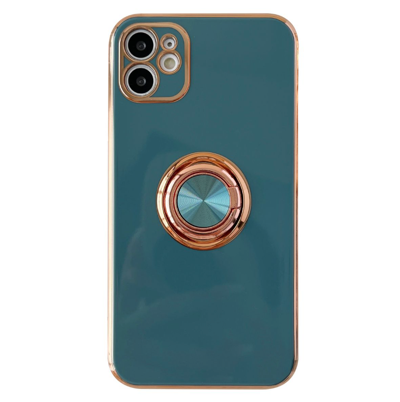 Classic Electroplated Design Phone Cover For iPhone 11 - Teal