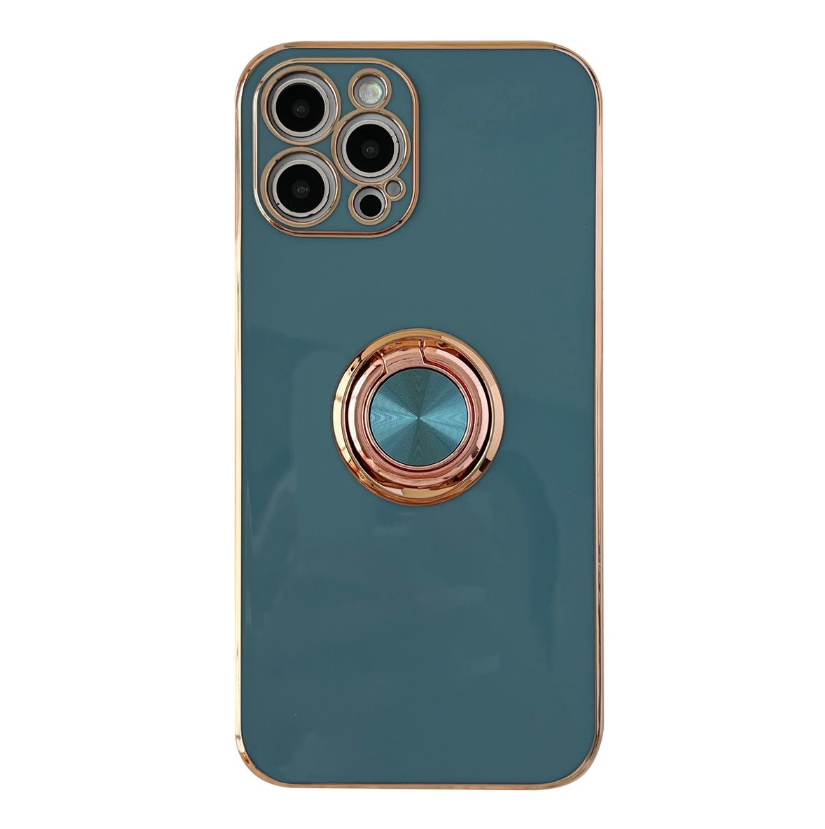 Classic Electroplated Design Phone Cover For iPhone 12 Pro - Teal